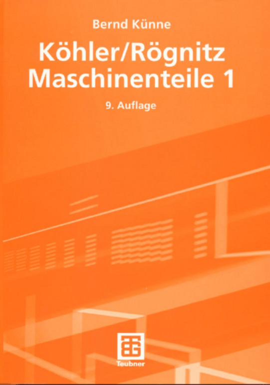 Titelseite "Köhler/Rögnitz: Maschinenteile 1"